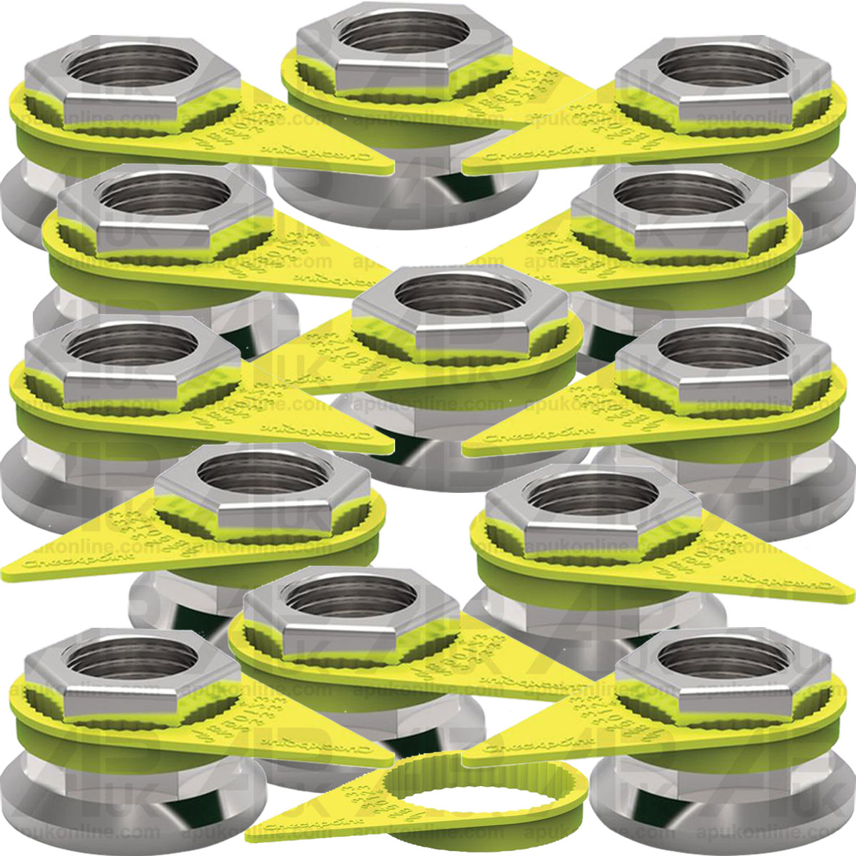 50x Checkpoint Wheel Nut Loose Indicator Visual Guide Ring 17mm for Lorry Fleet