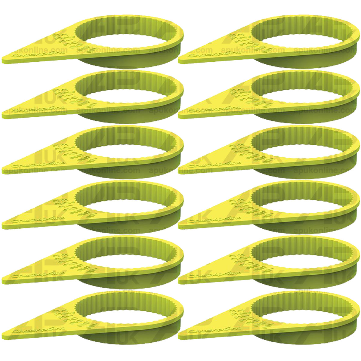 12x Checkpoint Wheel Nut Loose Indicator Visual Aid Ring 33mm for Lorry Fleet