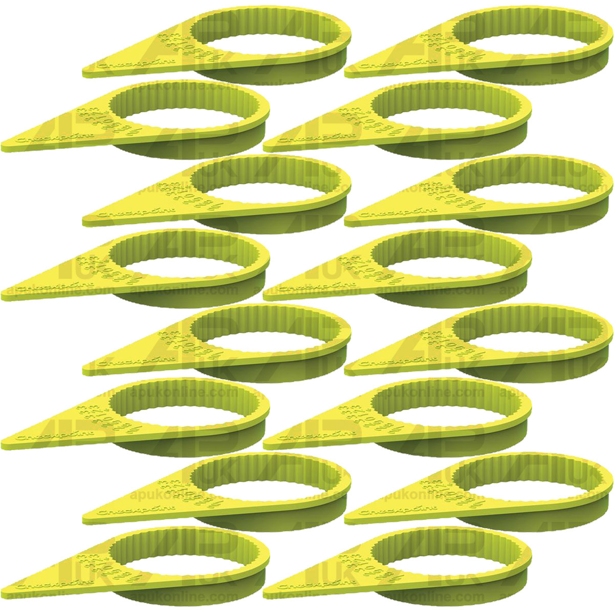 16x Checkpoint Wheel Nut Loose Indicator Visual Aid Ring 33mm for Lorry Fleet