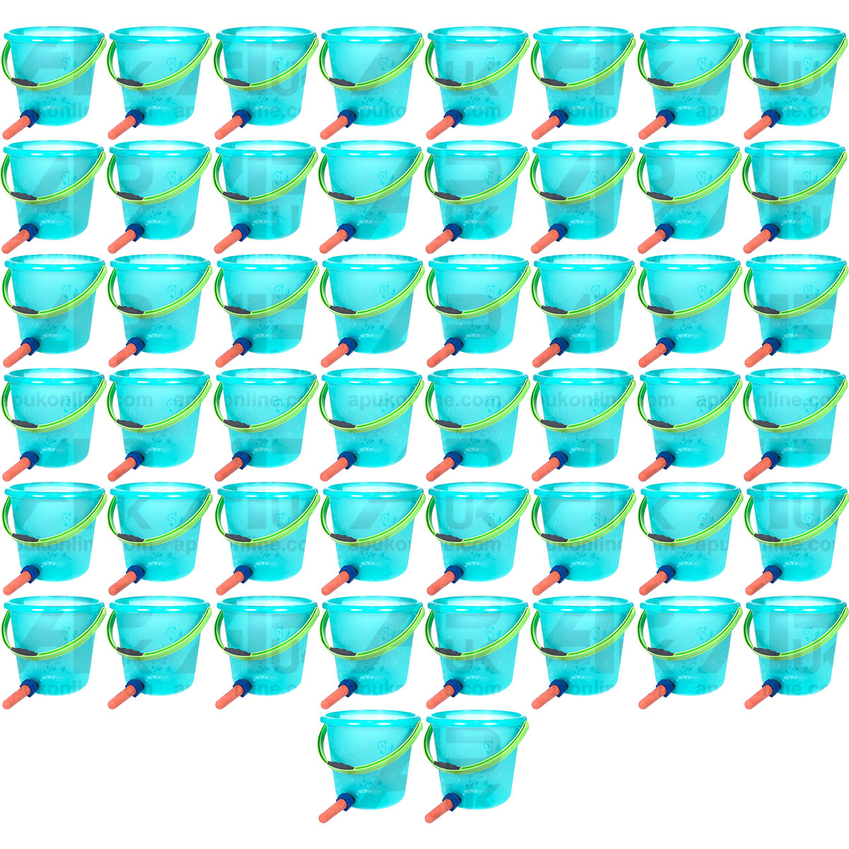 50x Calf Weaning Milk Feeding Feed Bucket Complete with Strong Ergonomic Handle