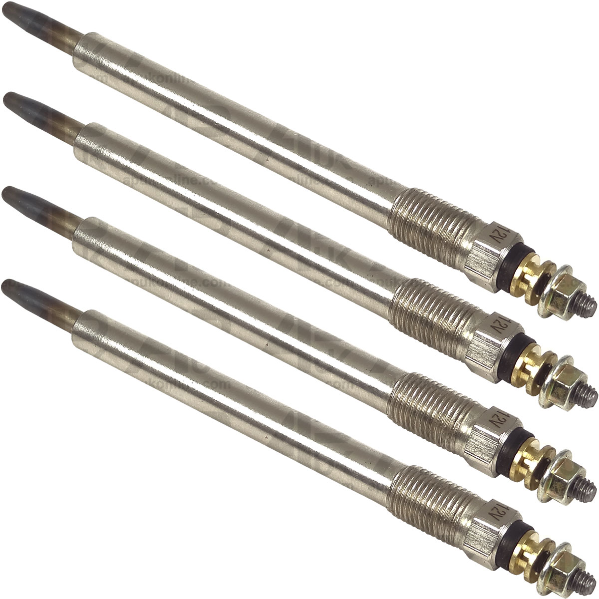 4x Diesel Glow Plugs Pre-Heat Heater for Massey Ferguson 5455 5460 6445 Tractor