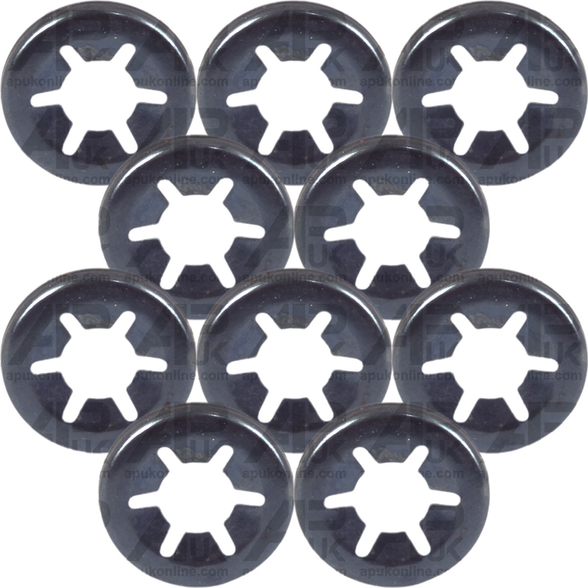 10x Starlock Washer Speed Lock 3/16&quot; for Massey Ferguson 575 590 595 670 Tractor