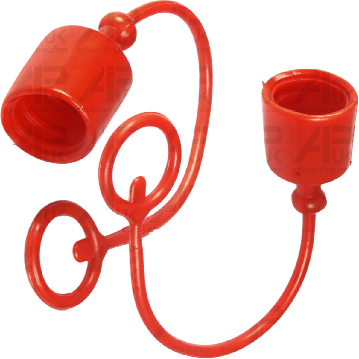 2x Hydraulic Coupler Blanking Plug Male Port Dust Cap Cover Seal 1/2&quot; Inch BSP