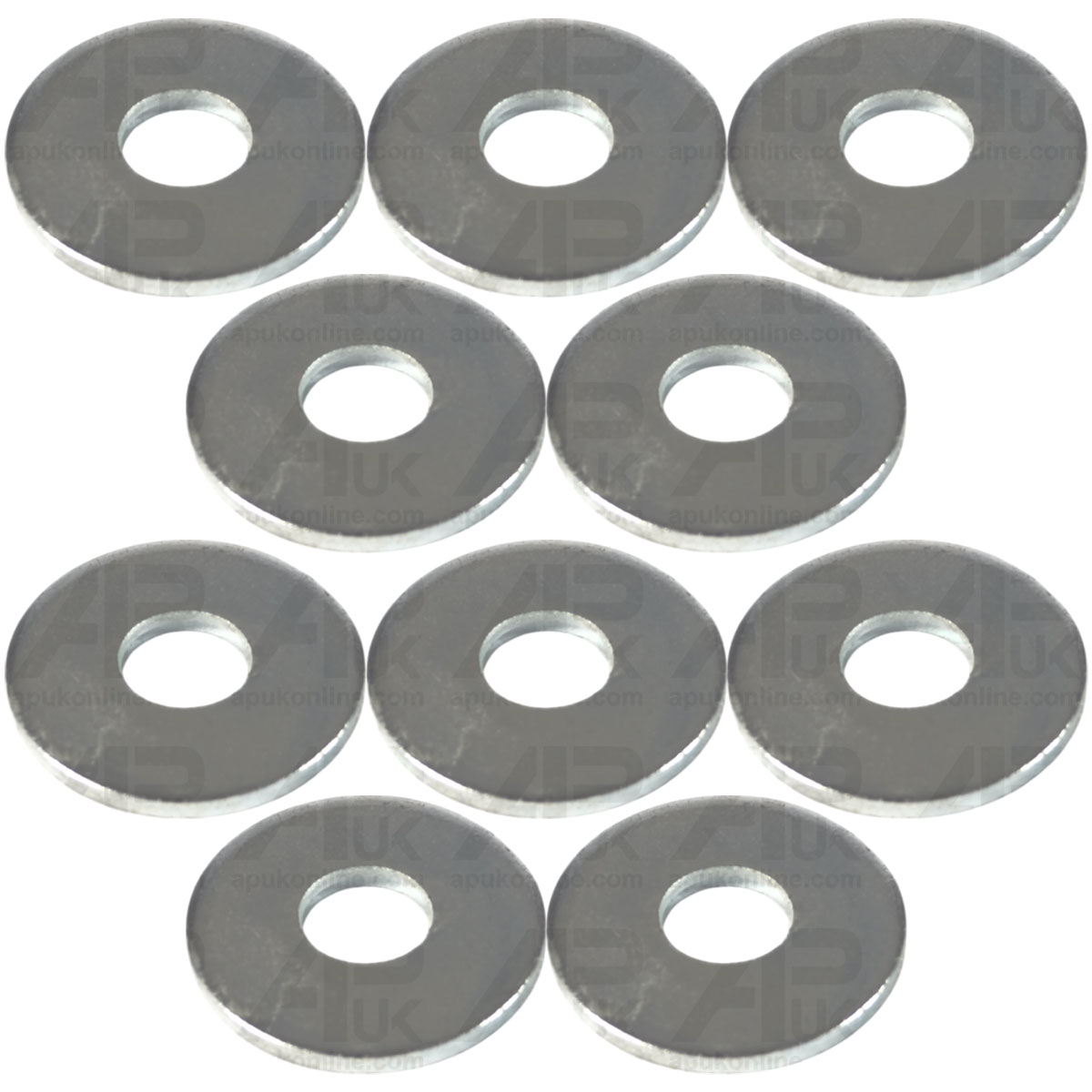10x Flat Washer 8mm ID x 24mm OD x 2mm Thick Extra Large for Various Tractor