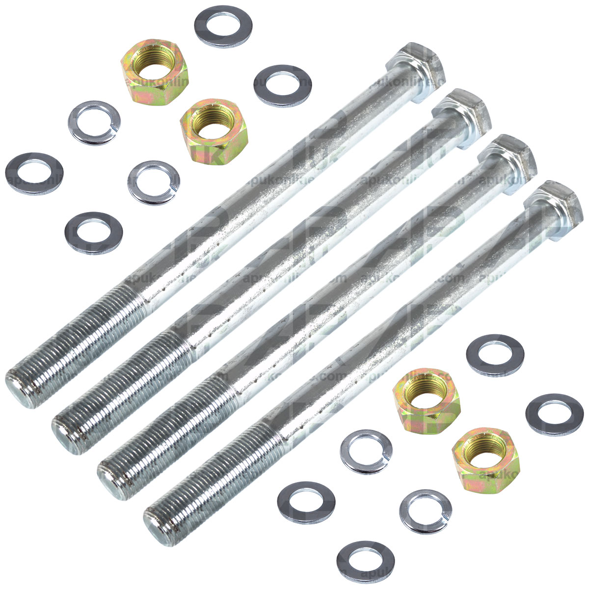 Pair Rear Fender Roll Cage Bolt Fixing Kit for Massey Ferguson 35 35X 65 Tractor