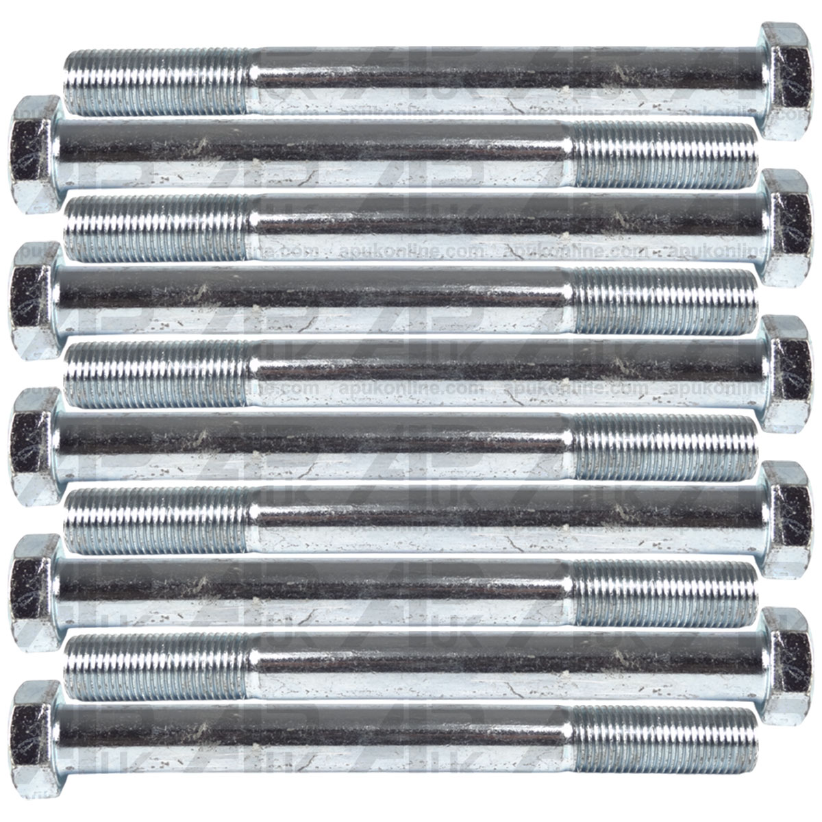 10x Wing Fender Bolt 1/2&quot; UNF x 5&quot; Length for John Deere Tractor Combine Mower