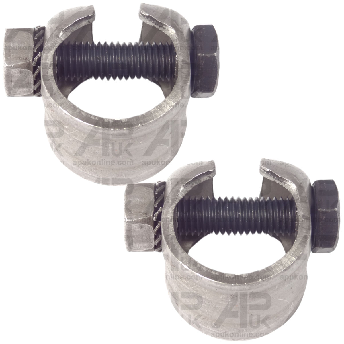 2x Track Rod Clamp 28mm Recessed Slot Type for Ford 233 234 333 334 532 Tractor