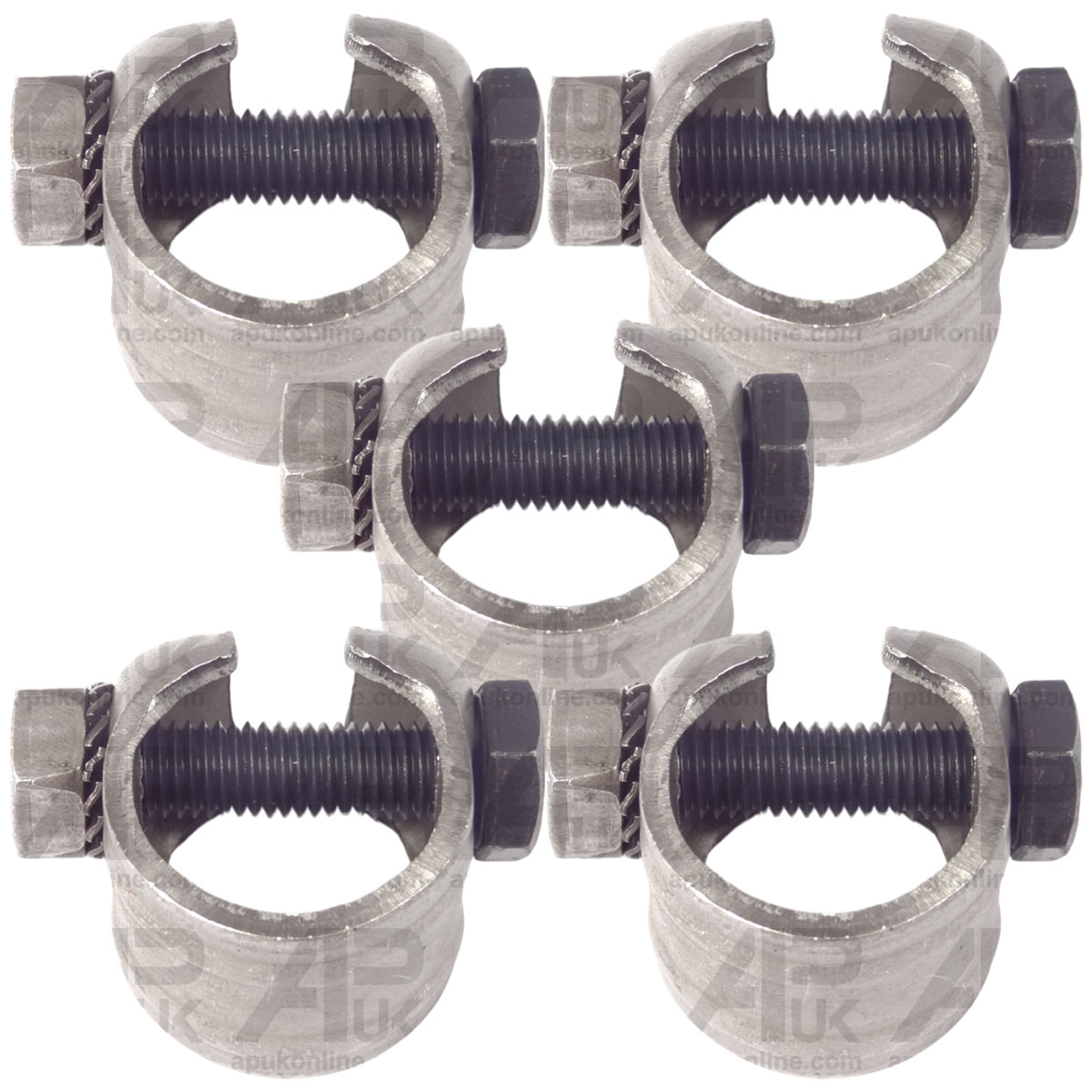 5x Track Rod Clamp 28mm Recessed Type for Ford 2600 3600 4600 335 2300 Tractor