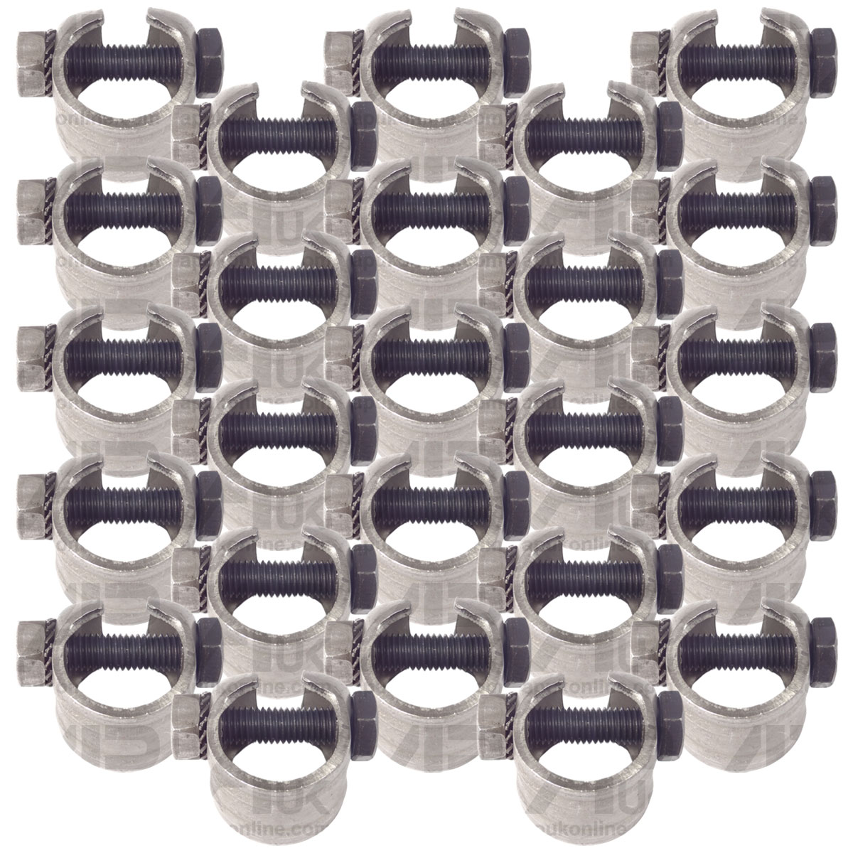 25x Track Rod Clamp 28mm Recessed Slot Type for Ford 233 234 333 334 532 Tractor