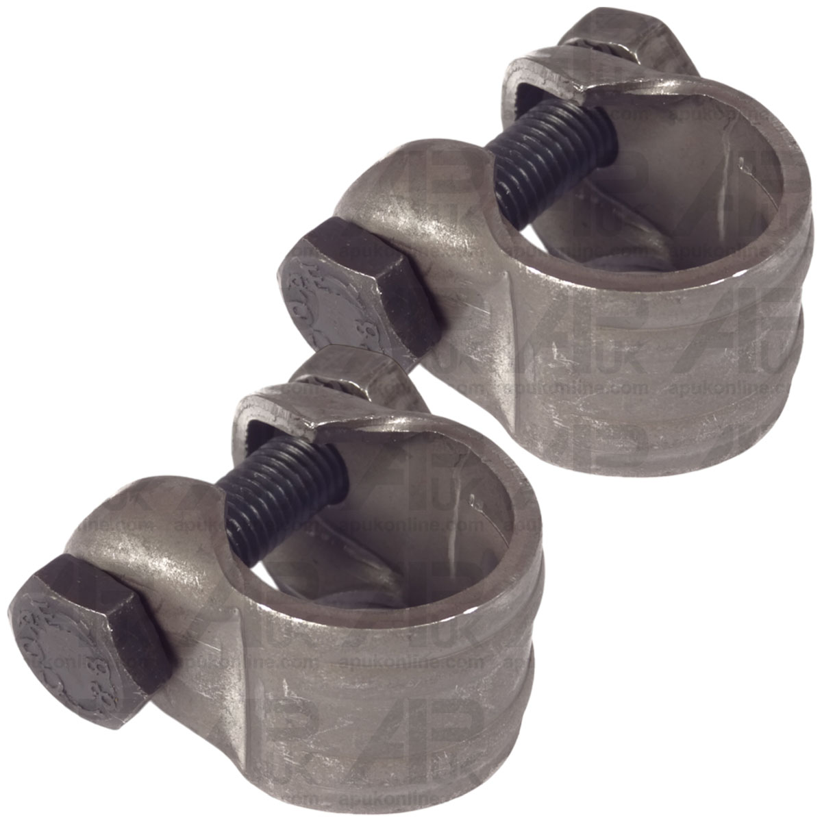 2x Track Rod Clamp Fastener 28mm 1 1/8&quot; for Ford 233 234 333 334 335 532 Tractor