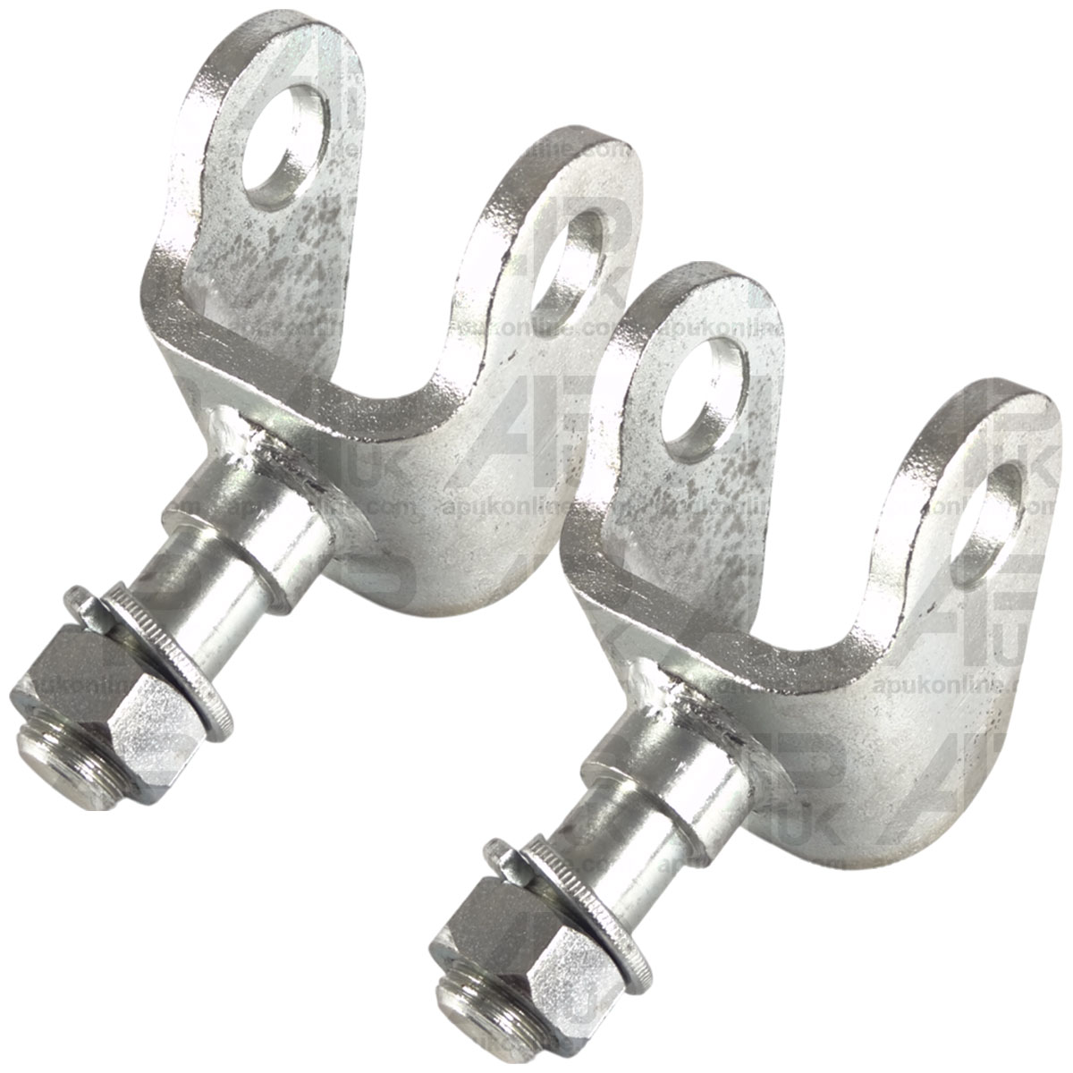 2x Stabiliser Arm Pin End 19mm Pin Dia 42mm Length for Tractor 3 Point Linkage