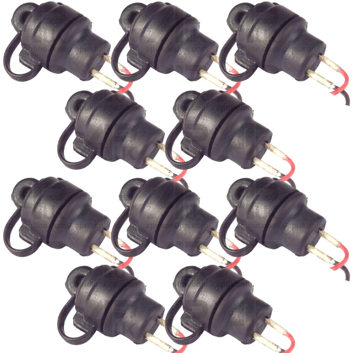 10x 2 Pin Trailer Plug Socket for Ferguson FE35 TE20 TEA20 TED20 TEF20 Tractor