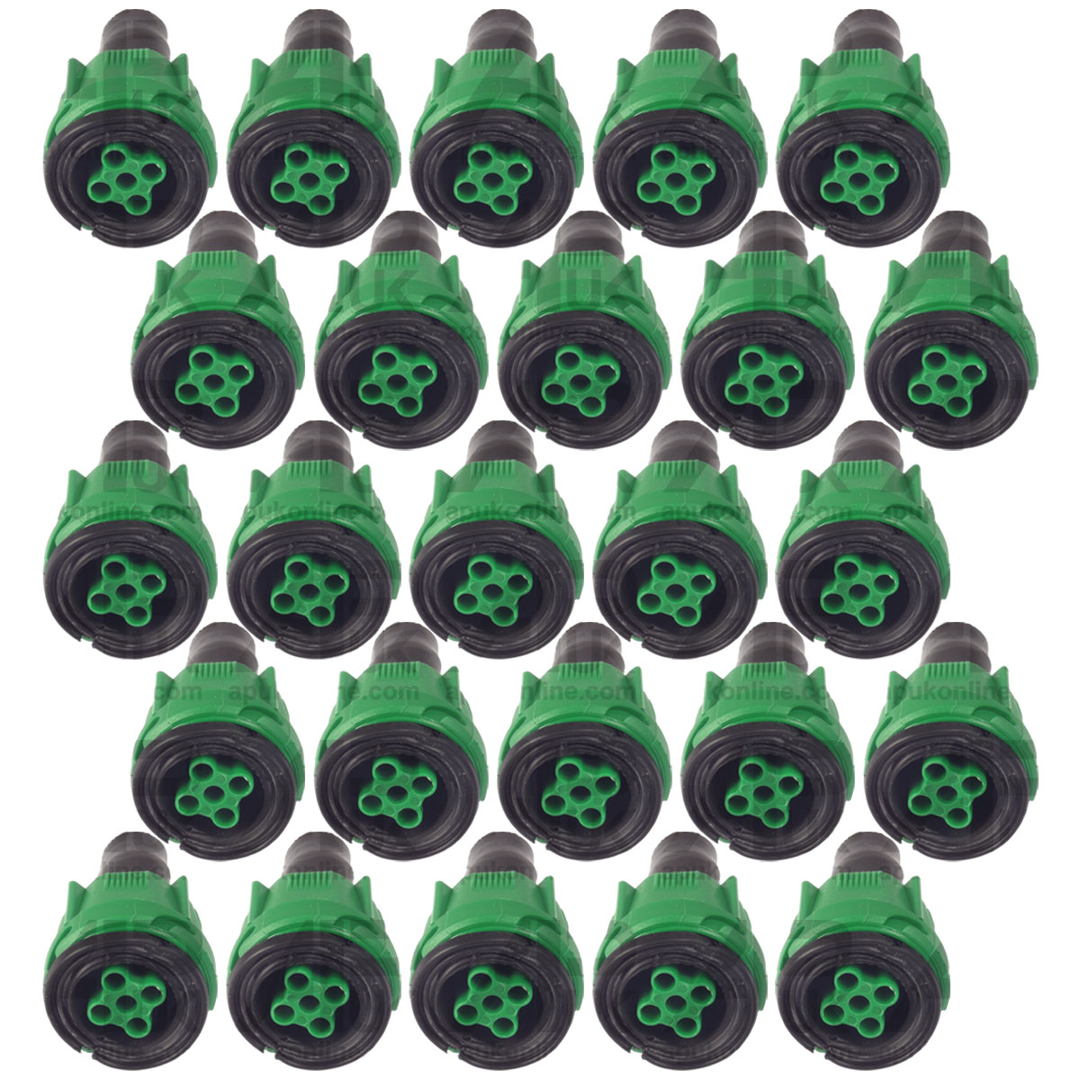 25x Trailer Harness 5 Pin Plug Connector External Screw-in Type Female Socket