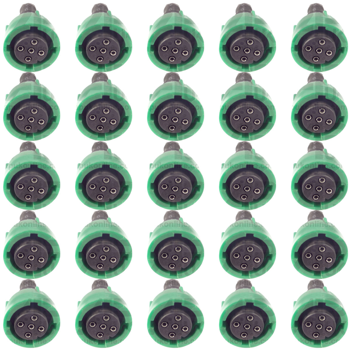 25x Trailer Harness 5 Pin Plug Connector Internal Bayonet Type Female Socket