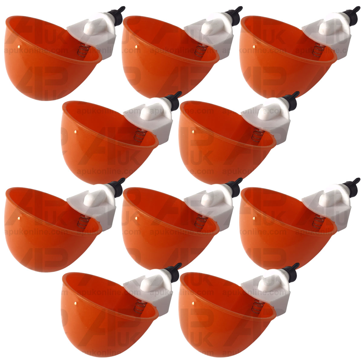 10x Poultry Drinker Water Bowl Waterer Chicken Hen Bird Farm Animals Auto Refill