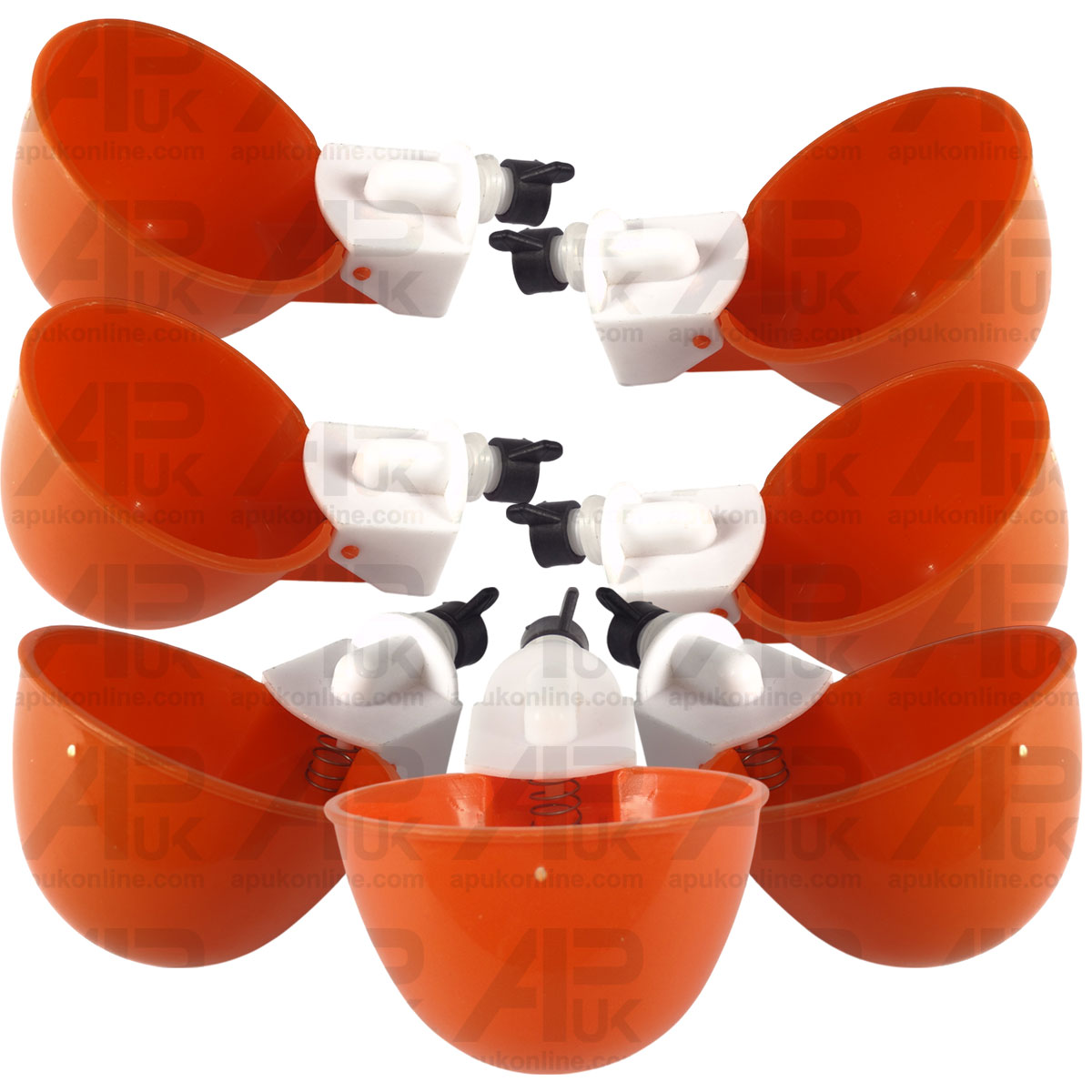 100x Poultry Drinker Water Bowl Chick Chicken Hen Bird Farm Animals Auto Refill