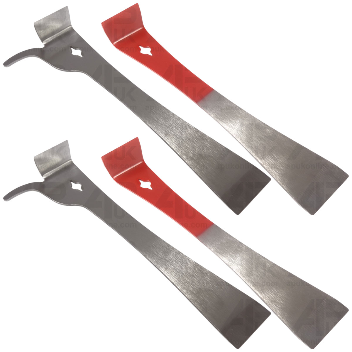 2x Bee Hive Frame Lifter Honey Wax Scraper J Hook Beekeeping Apiculture Tool Set