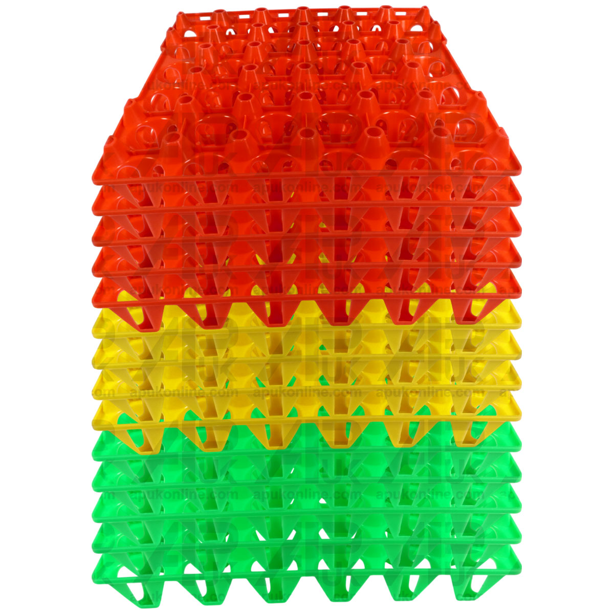 5x Egg Eton Tray 30 Capacity Stack Store Sort Transport Reuse Robust Flexi Set