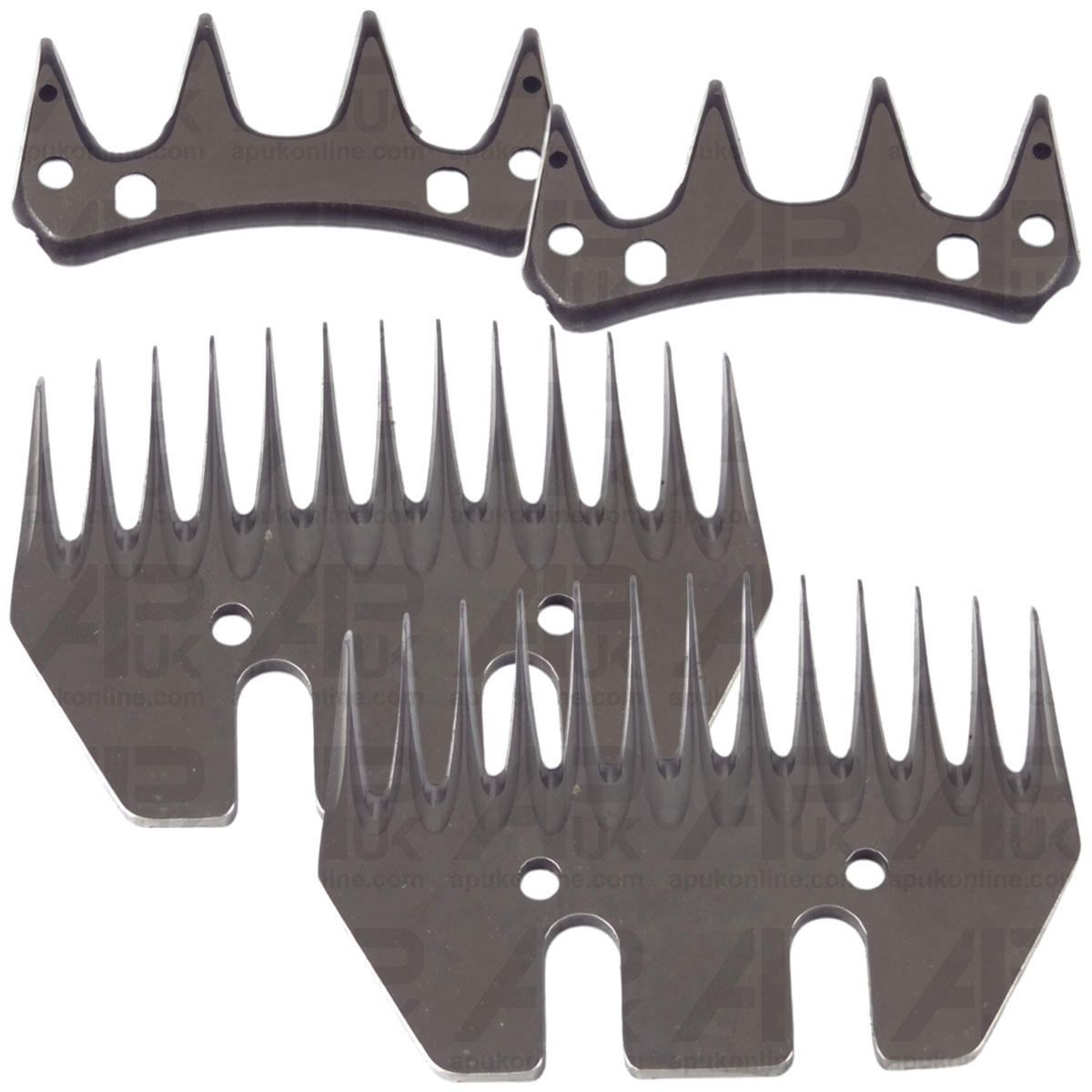 2x Wool Clipper Blade Sheep Horse Goat Comb Trim Cutter Shearer Tool Straight