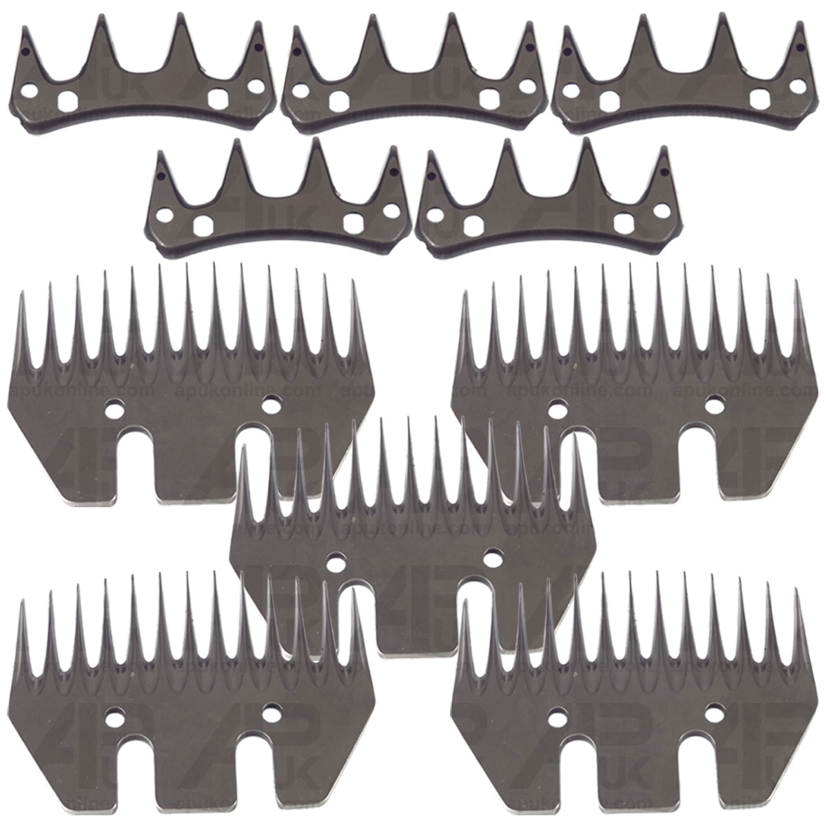 5x Wool Clipper Blade Sheep Horse Goat Comb Trim Cutter Shearer Tool Straight
