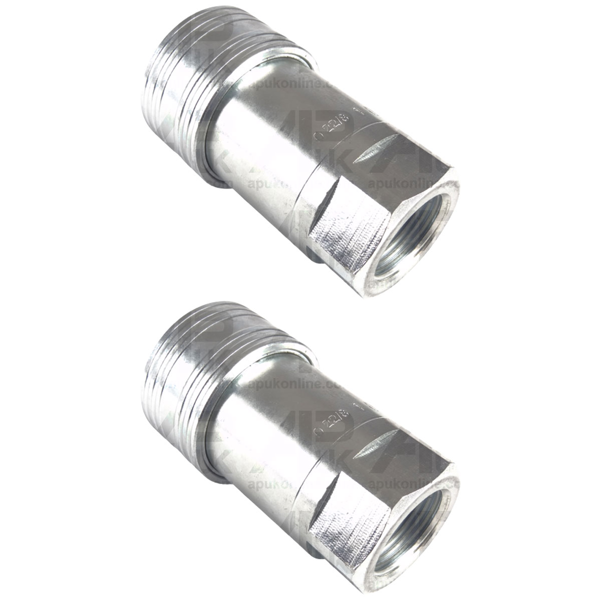 2x Hydraulic Coupling QR Quick Release Female 3/4&quot; BSP for John Deere Tractor