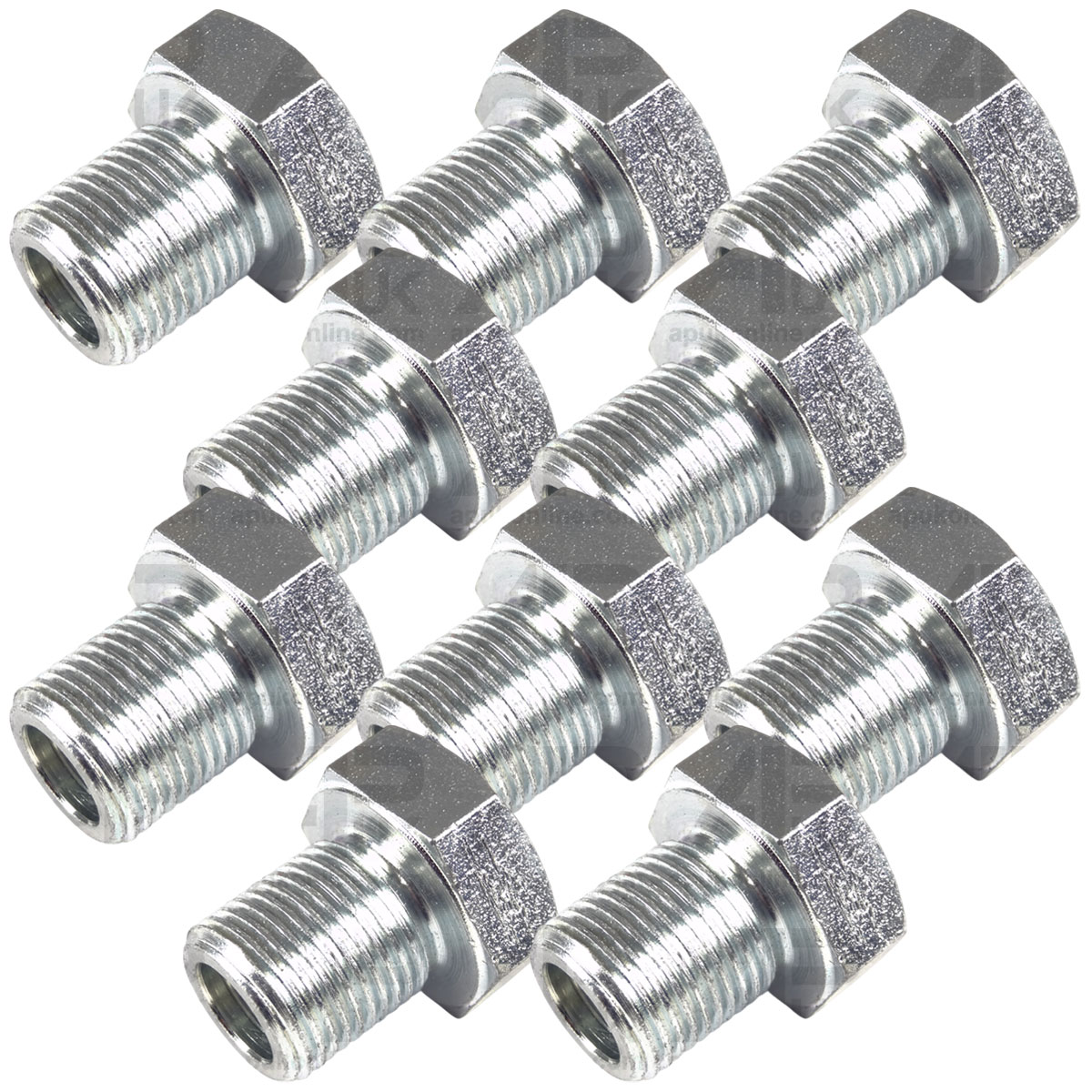 10x Oil Sump Drain Plug 3/4&quot; UNF for Massey Ferguson 50C 50H 60H Backhoe Tractor