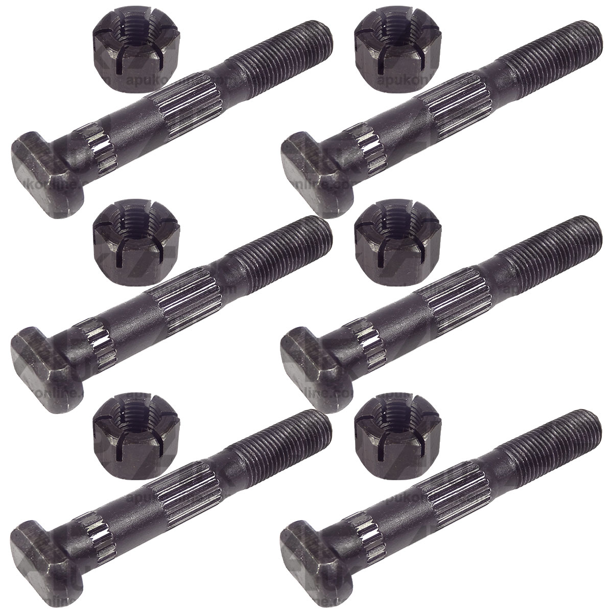 6x Conrod Bolts &amp; Nuts for Ford 6600 7600 7610 2310 2610 2810 2910 3610 Tractor