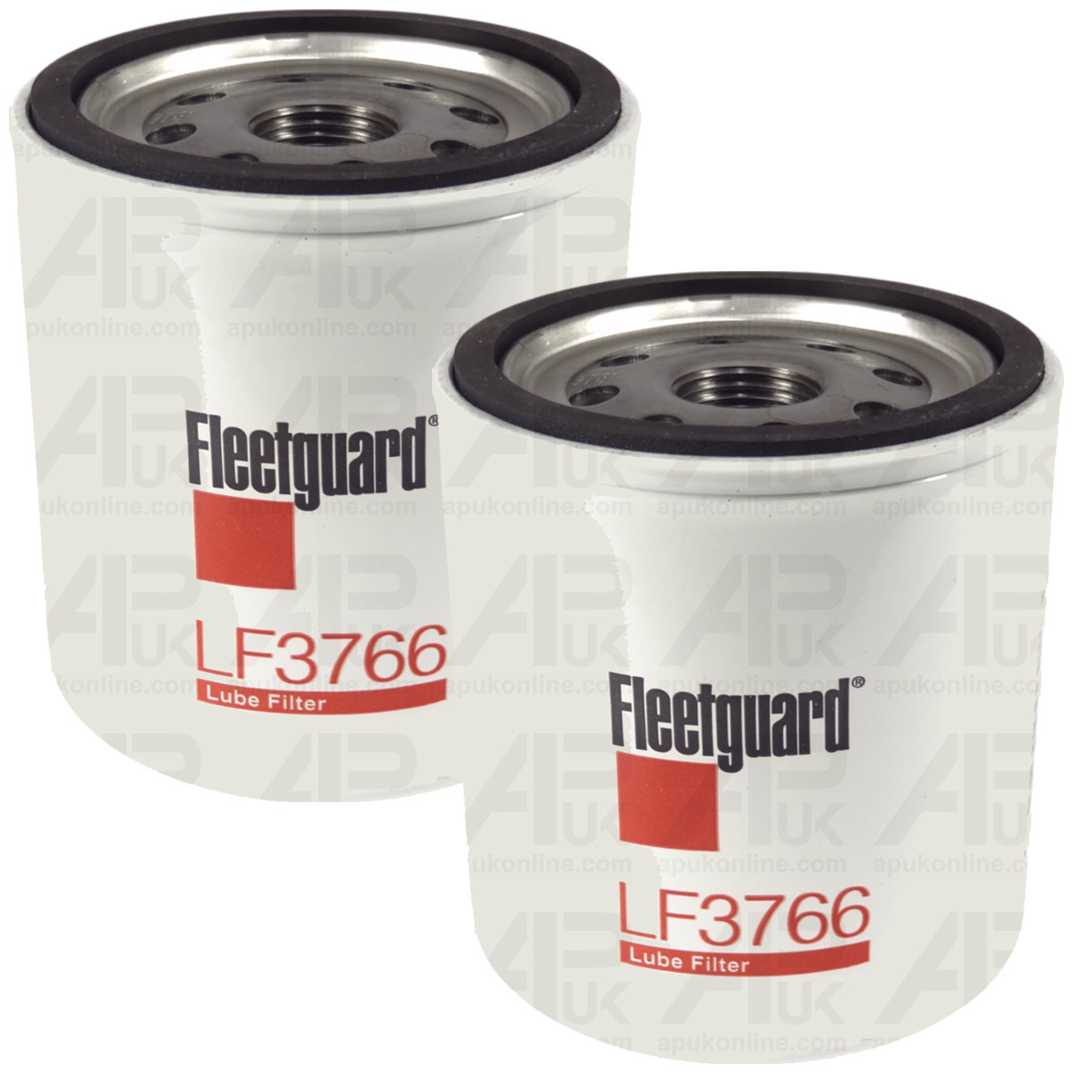 2x Fleetguard Oil Filter LF3766 for Claas Scorpion 1033 6030 7044 Telehandler