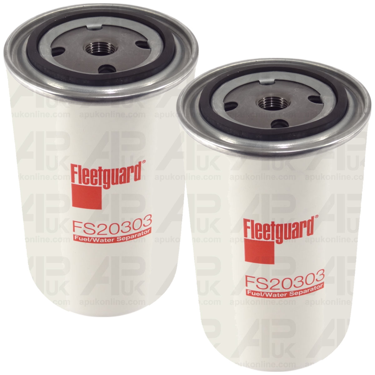 2x Fleetguard Fuel Filter FS20303 for Manitou MT1030-75 1135-75 1335 Telehandler
