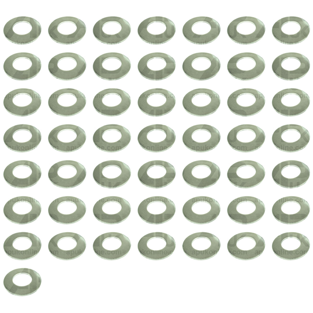 50x Flat Washers 14mm ID 2.5mm Thick for Case IH David Brown John Deere Tractor