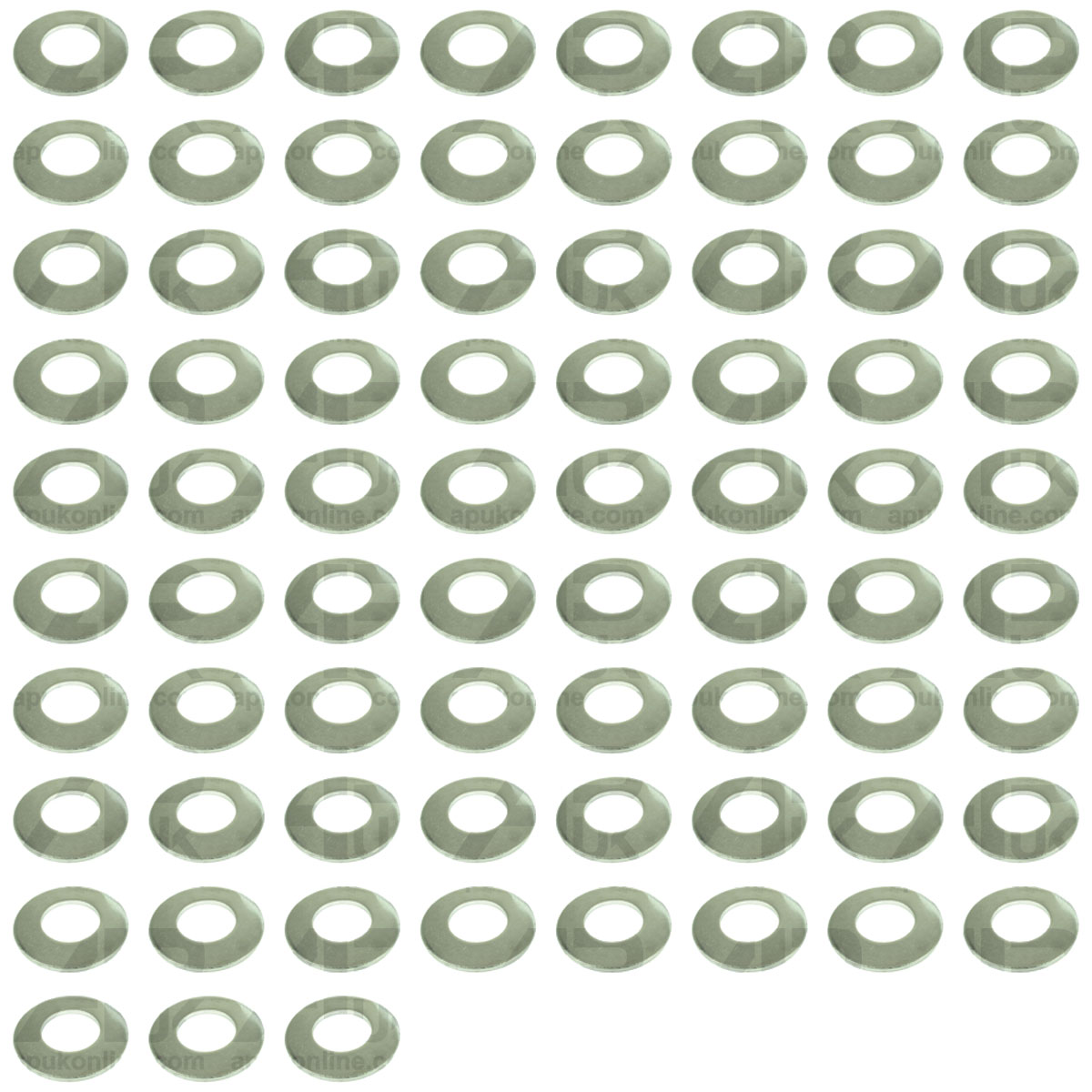 75x Flat Washers 14mm ID 2.5mm Thick for Ford Fordson Massey Ferguson Tractor