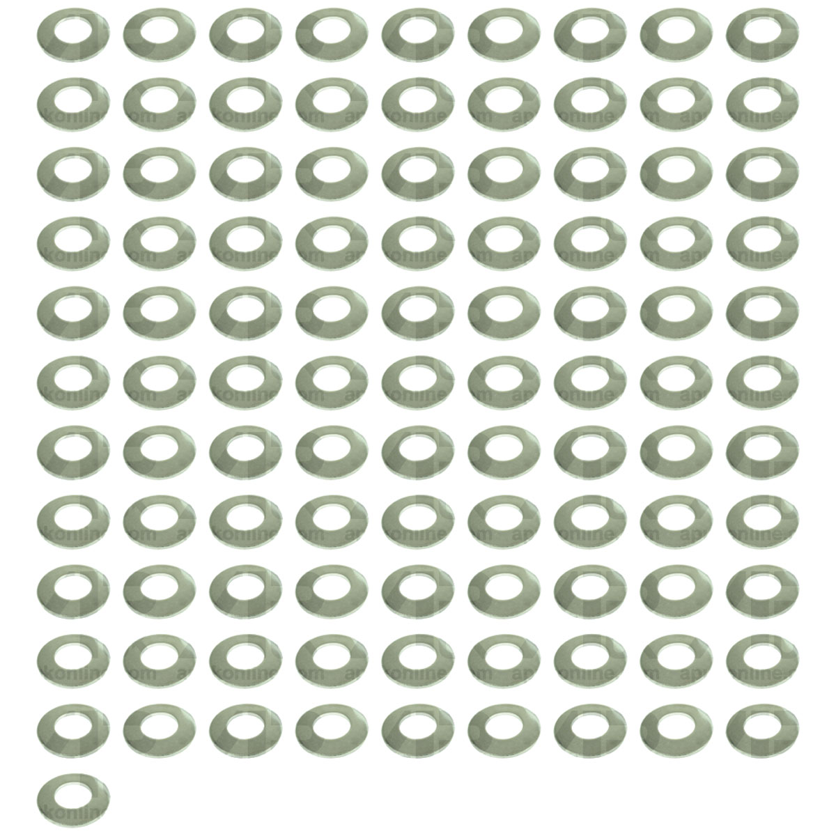 100x Flat Washers 14mm ID 2.5mm Thick for Ford Fordson Massey Ferguson Tractor