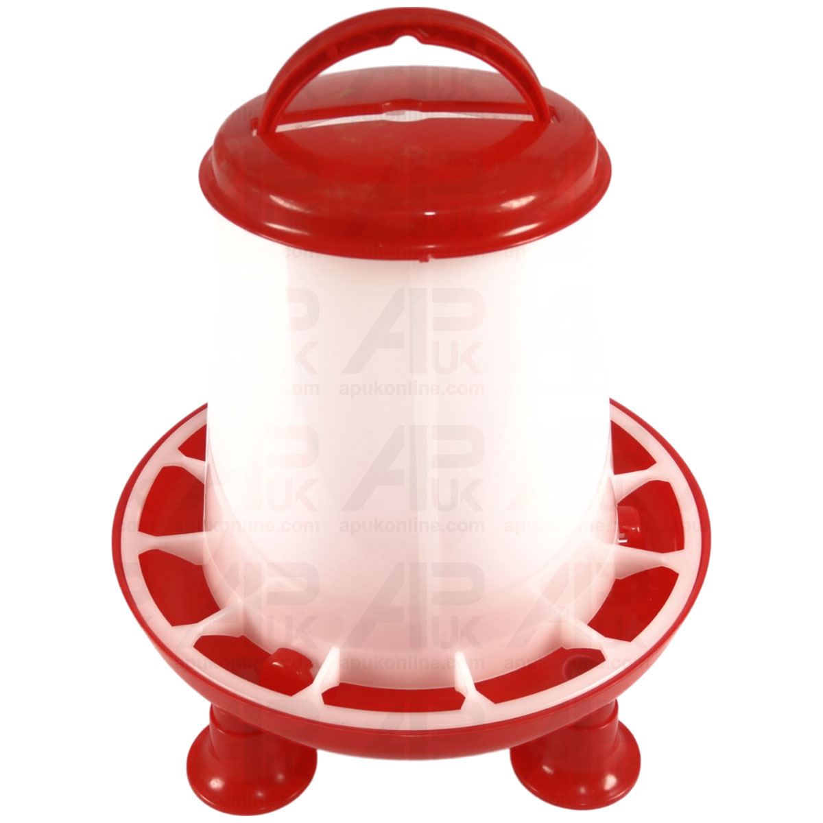 1.5kg Seed Feeder with Legs for Poultry Farm Bird Chicken Chick Hen Quail Game