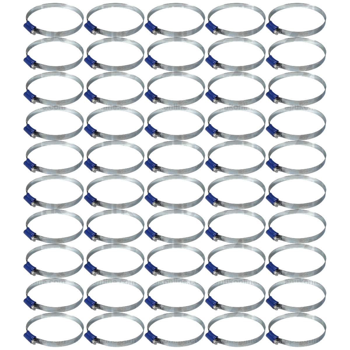 50x Worm Drive Hose Clip 90-110mm Rubber Water Coolant Pipe Workshop Fastener