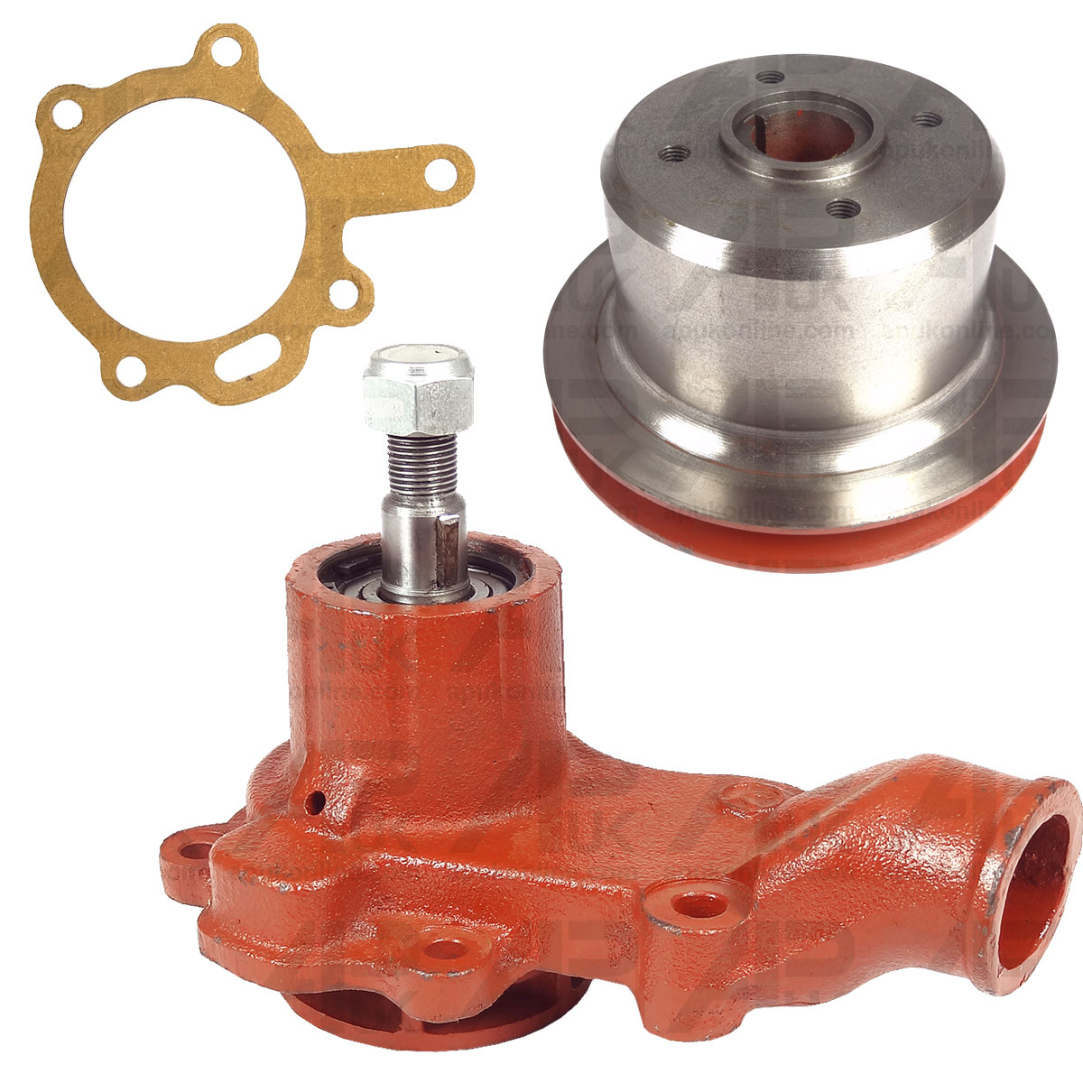 Water Pump with Pulley for Massey Ferguson 165 168 175 178 185 188 274 Tractor