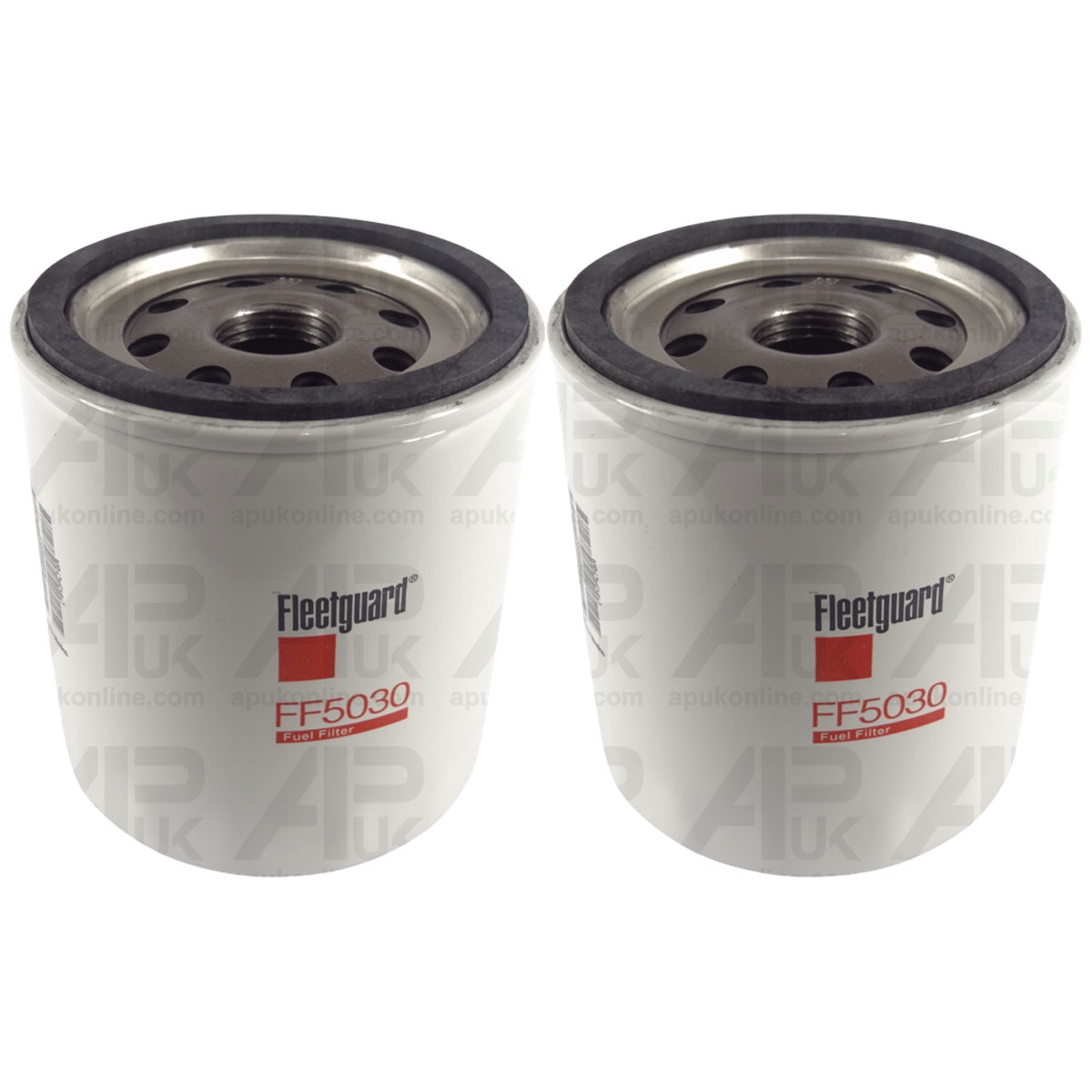 2x Fleetguard FF5030 Fuel Filters for Fiat EX50UR Excavator Diesel Engine