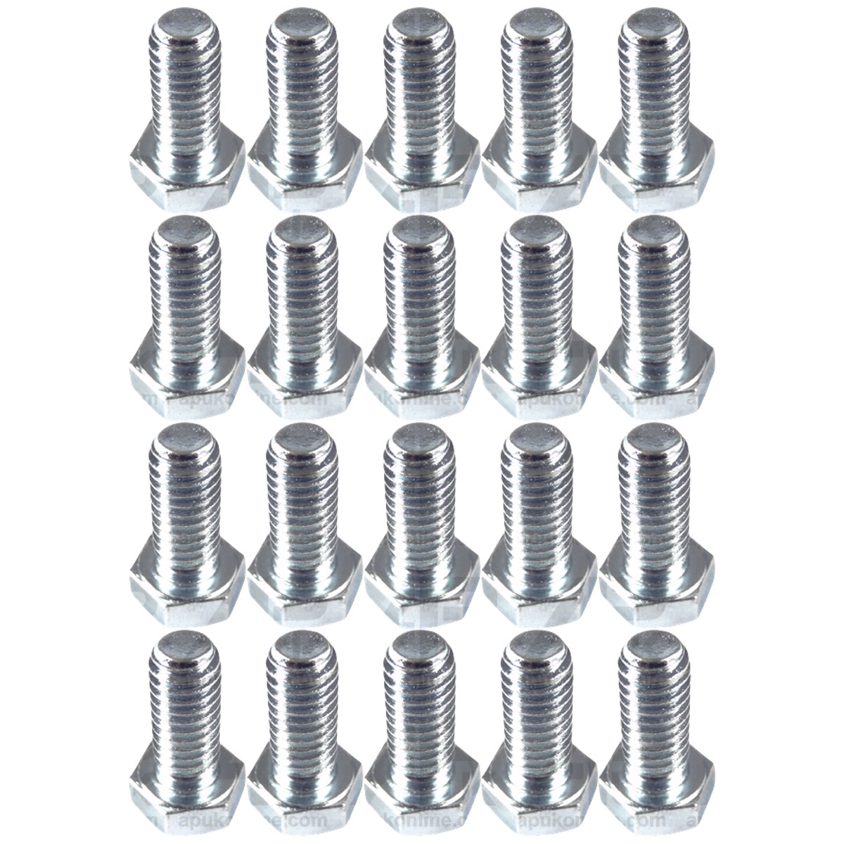 20x Setscrews 5/16 x 3/4&#039;&#039; UNC Imperial Hex Head Bolts for Workshop Tractor