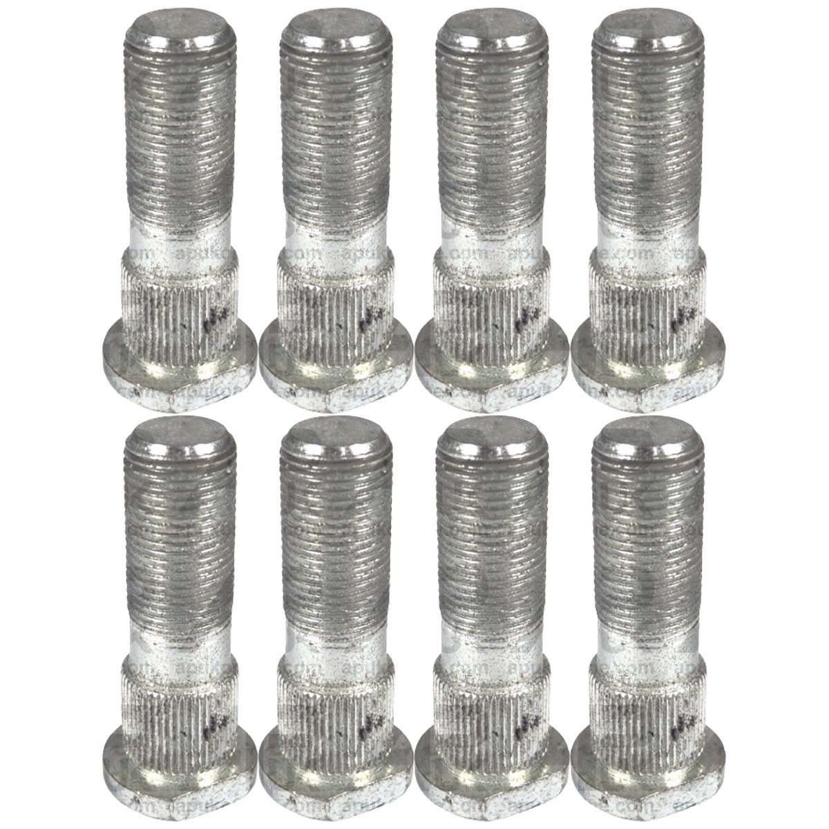 8x Knurled Wheel Studs M18 x 1.5 x 60mm for Valmet &amp; Valtra 205 255 305 Tractor