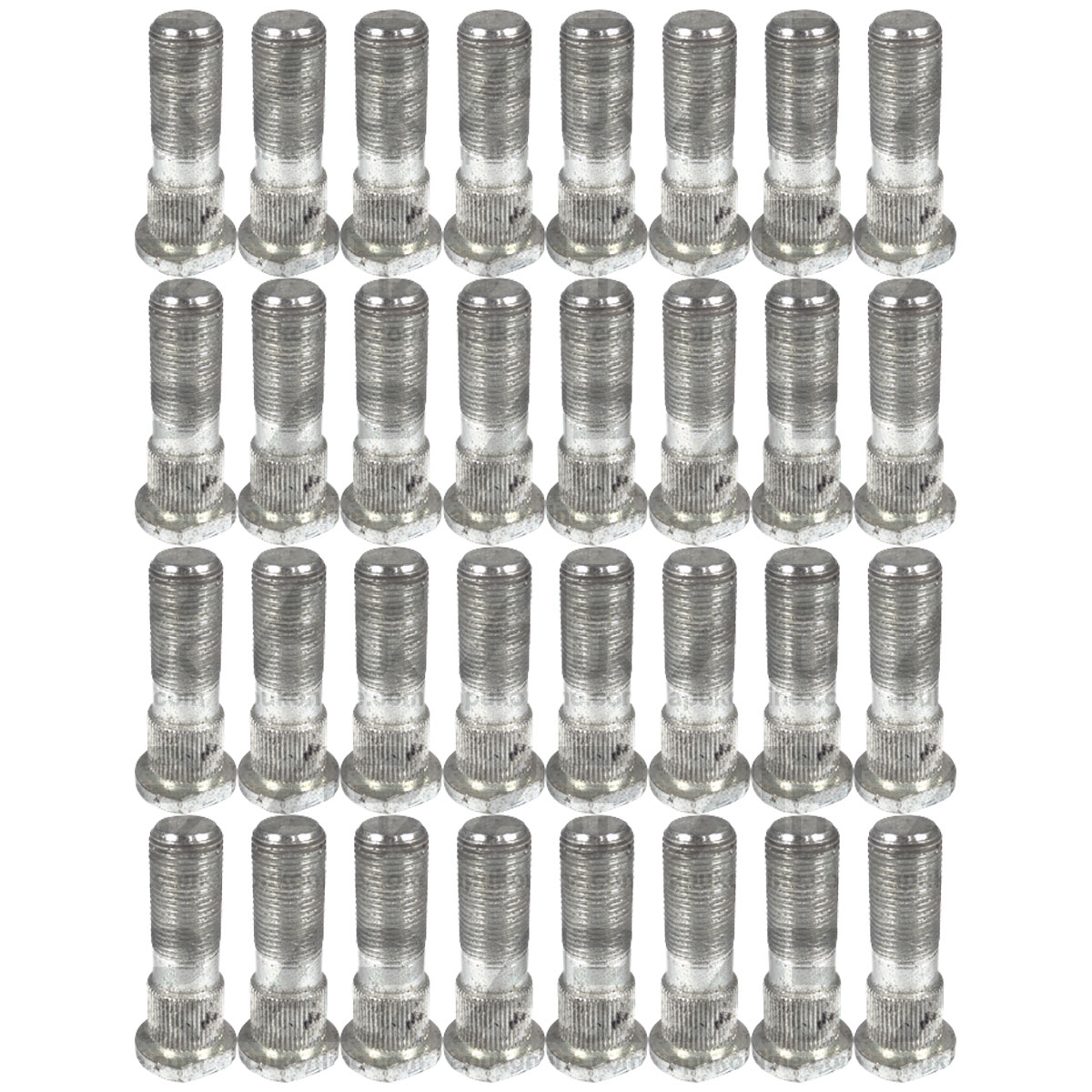 32x Knurled Wheel Studs M18 x 1.5 x 60mm for Valmet &amp; Valtra 205 255 305 Tractor