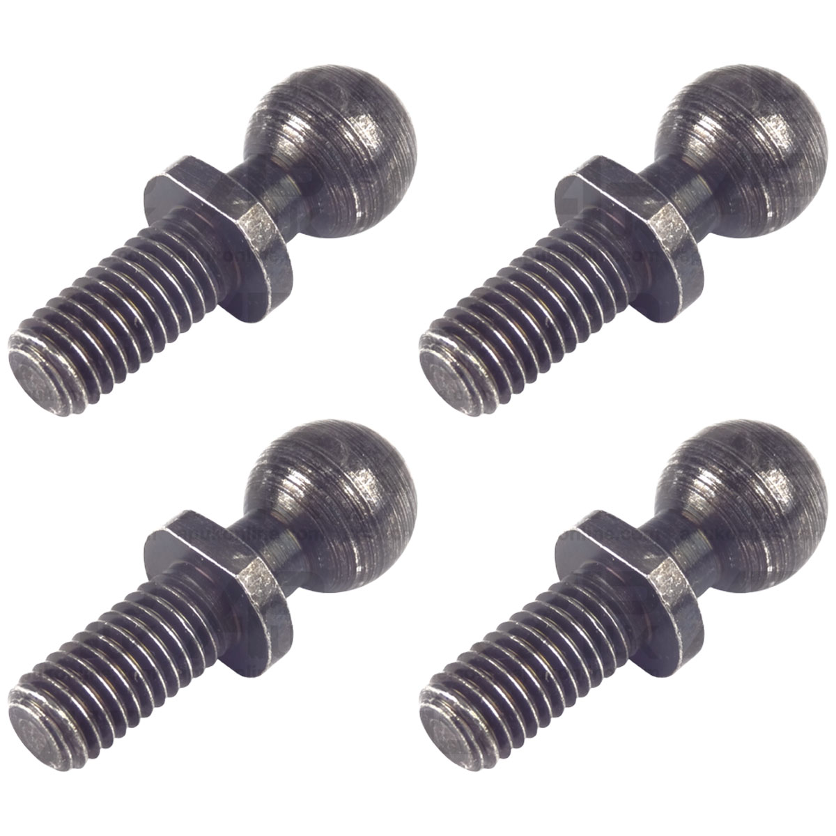 4x Door Gas Strut Ball End for Case IH Optum 300 Vestrum 100 110 120 130 Tractor