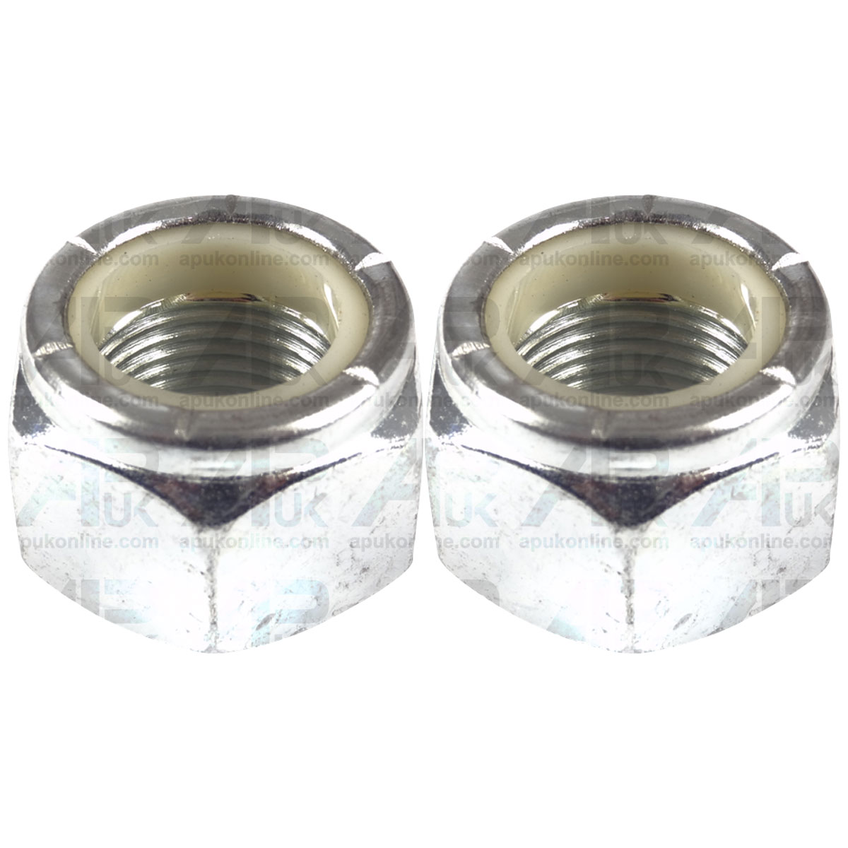 2x 1&quot; Self Locking Nuts for Ford 3000 4000 4600 5000 5600 6600 7000 Tractor