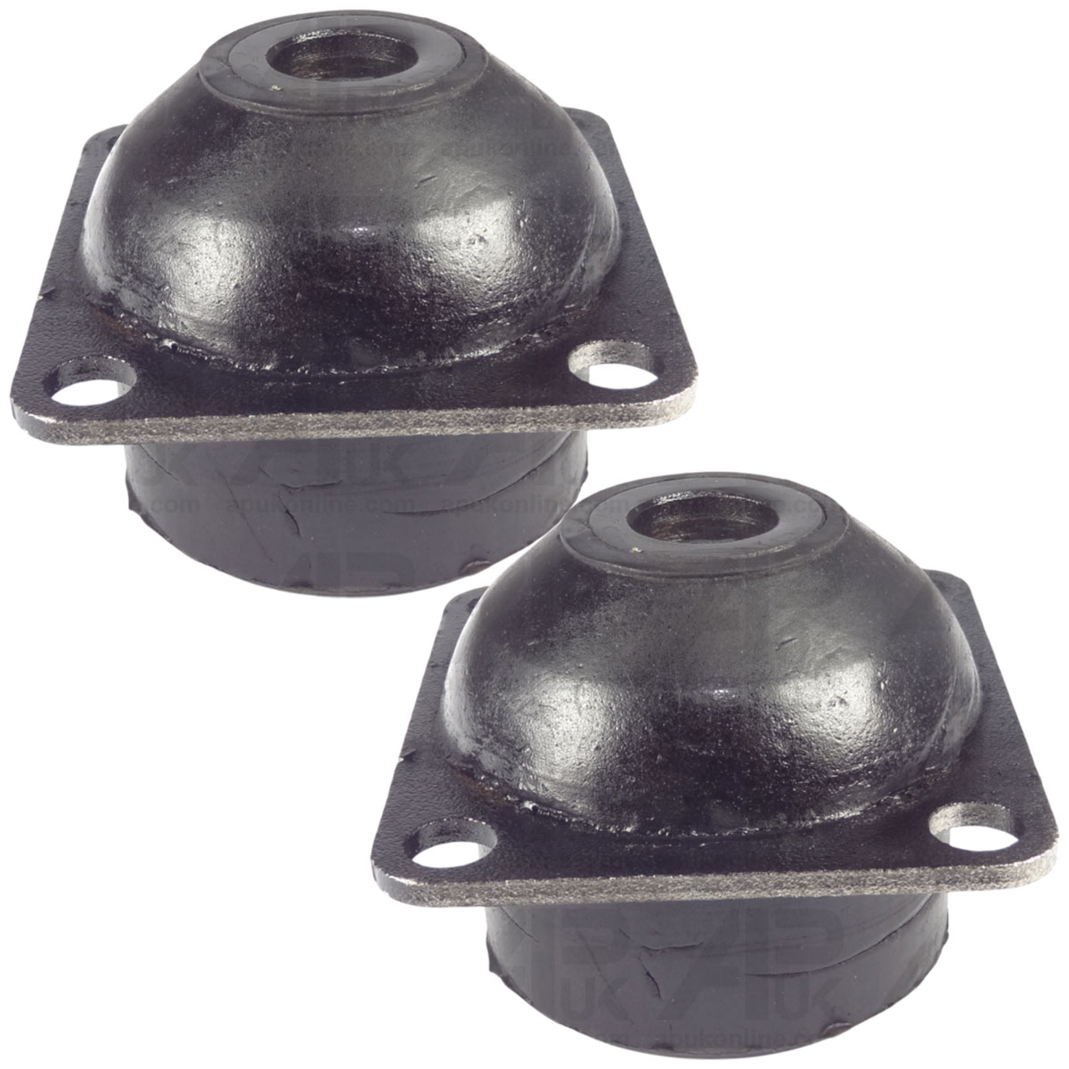 Pair Cab Cabin Mounting Bush Bushing Rubber for Case IH MXM180 MXM190 Tractor