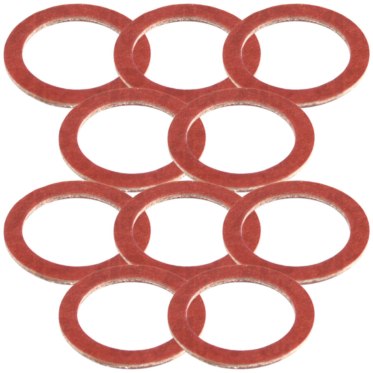 10x Vulcanised Fibre Washer M12 13mm OD 18mm for Plug Fastener Seal Fixing Screw