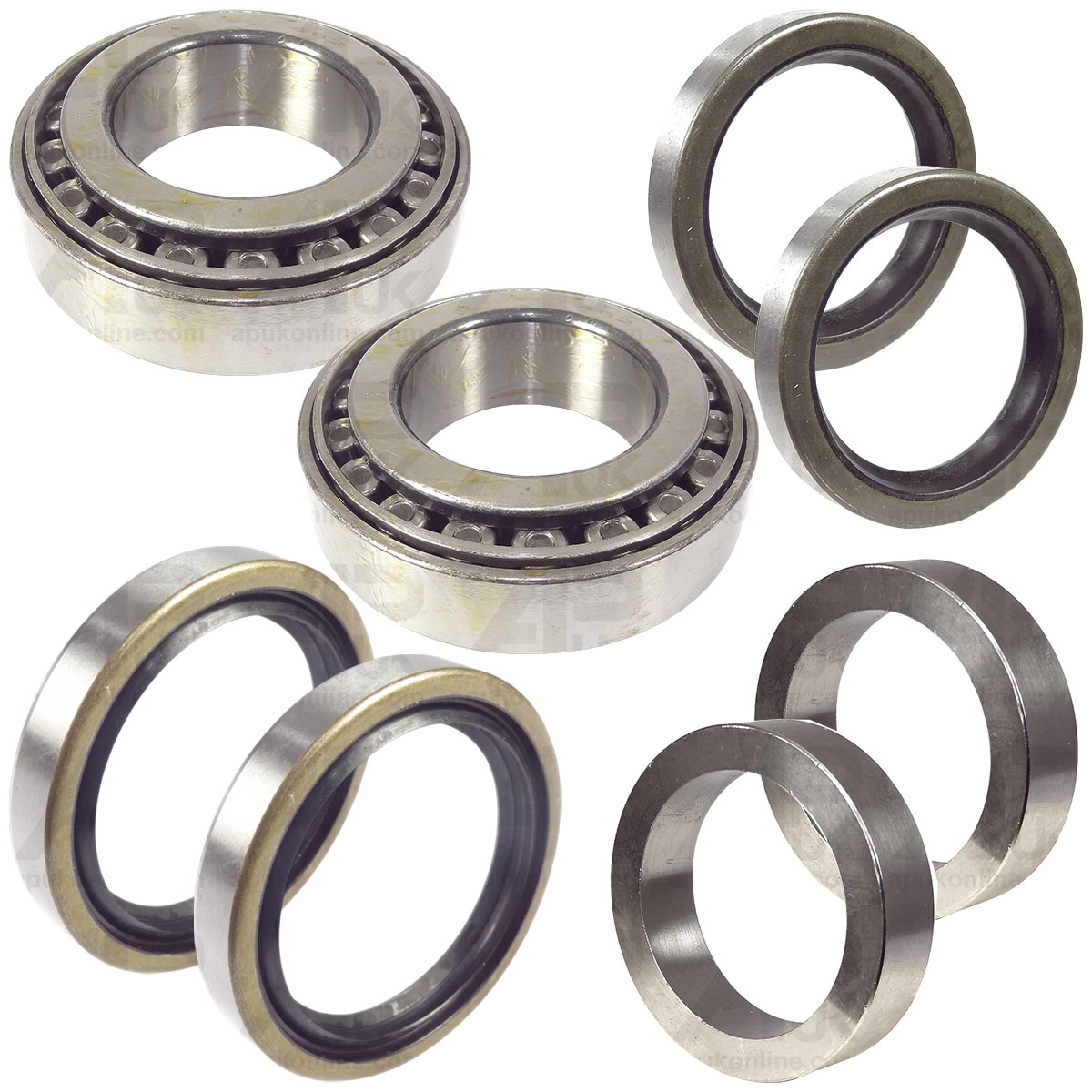 2x Rear Axle Halfshaft Repair Kit for Massey Ferguson FE35 35 35X 135 Tractor