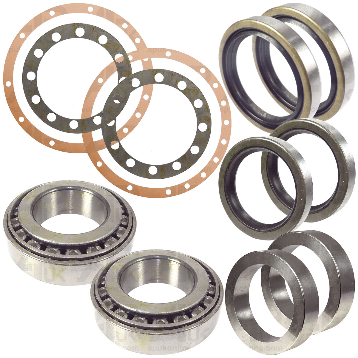 2x Rear Axle Halfshaft &amp; Housing Repair Kit for Massey Ferguson 20C 20D Tractor